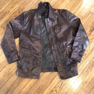 Timberland men Leather Jacket